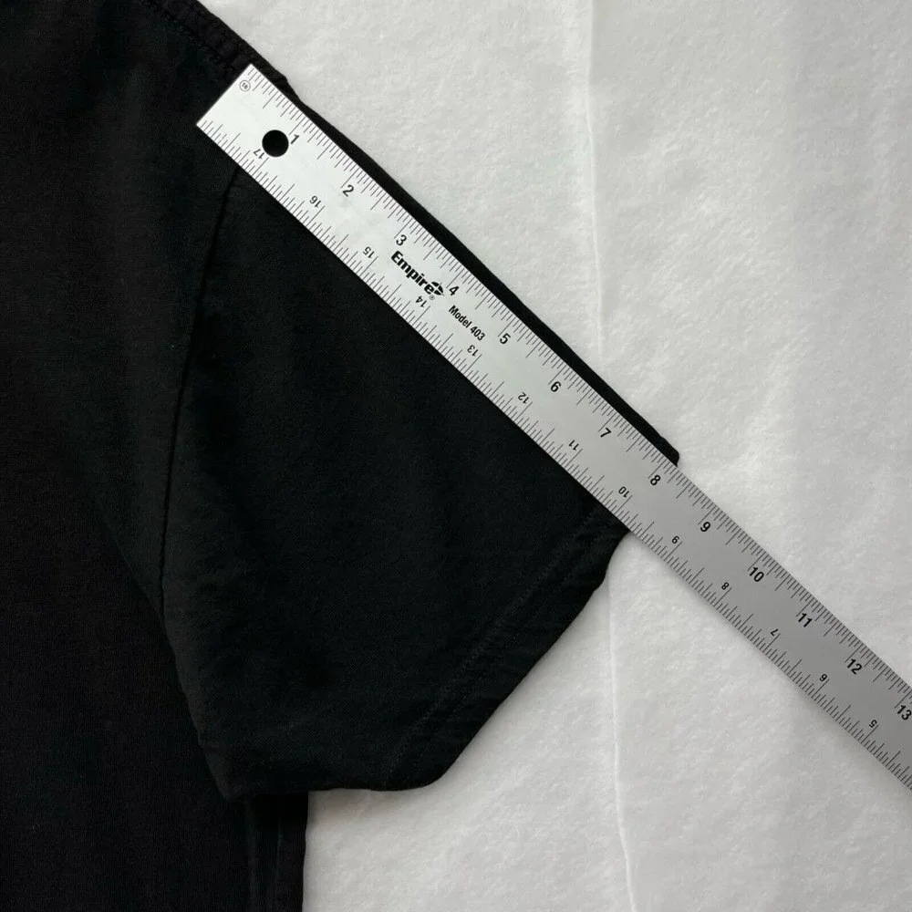 Polaroid T-Shirt Men's Sz L Black Rainbow Square Crew Neck Short Sleeve Pullover - Picture 5 of 11